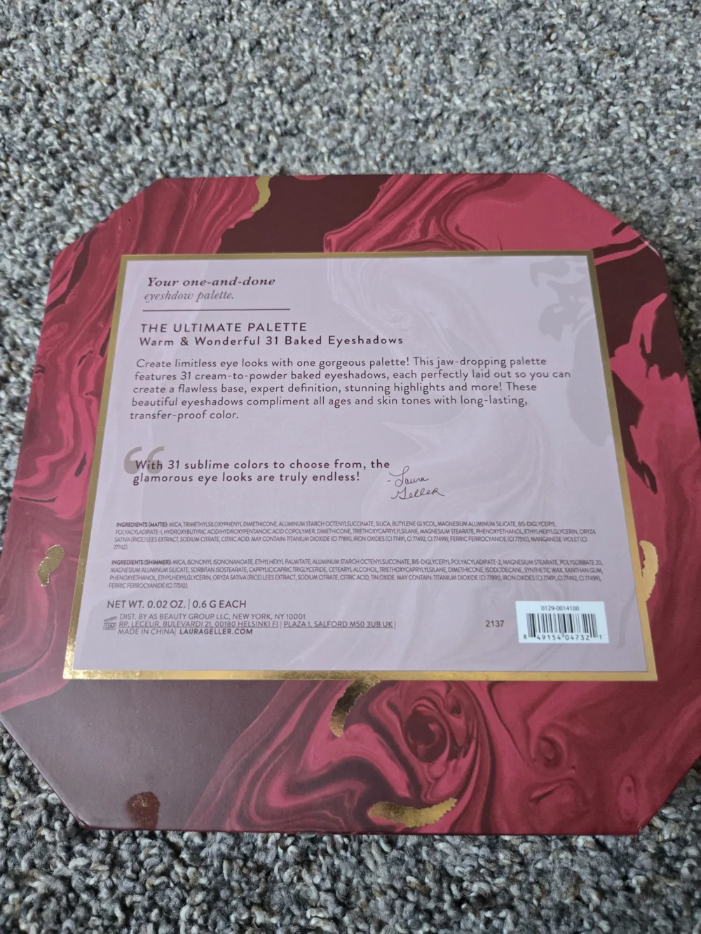 Laura Geller Warm & Wonderful Eyeshadow Palette - The Ultimate palette